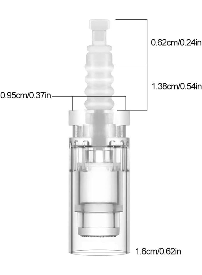 Dr pen Round Nano Needles Microneedling Head Cartridges Universal For Electric Auto Micro Stamp Derma Pen Dr Pen For Skin Care Beauty 10pcs - Image 3